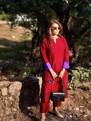 photo 1 केसर RESHAM CO-ORD SET