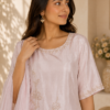 Blush Pink Embroidered Suit