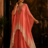 Coral Ombre Kaftan Co-Ord