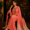 Coral Ombre Kaftan Co-Ord