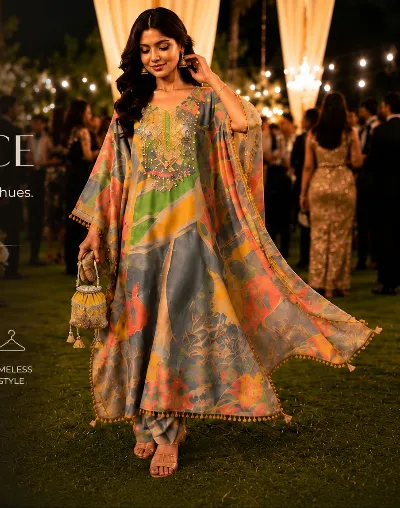 ayushi-05 Kaftan Suit Set