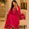 Blush Pink Embroidered Suit