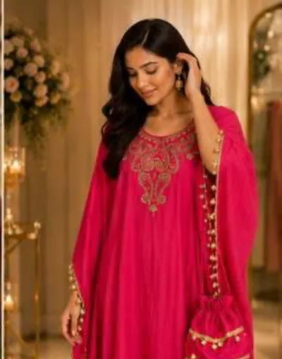 Blush Pink Embroidered Suit