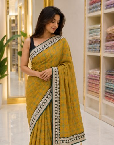 3 Premium Cotton Embroidered Suit Set