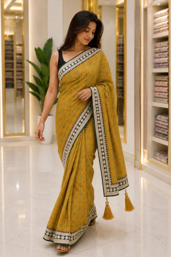 WhatsApp Image 2026-07-23 at 1.16.51 PM (2) Mustard Meadow Bloom Saree