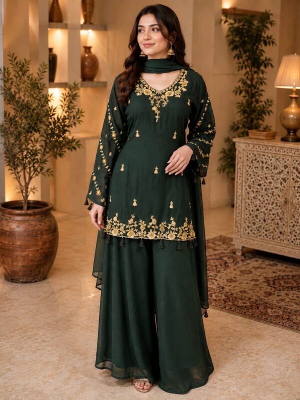 WhatsApp Image 2026-08-01 at 11.09.05 AM (1) Green Zari Bloom Sharara Set