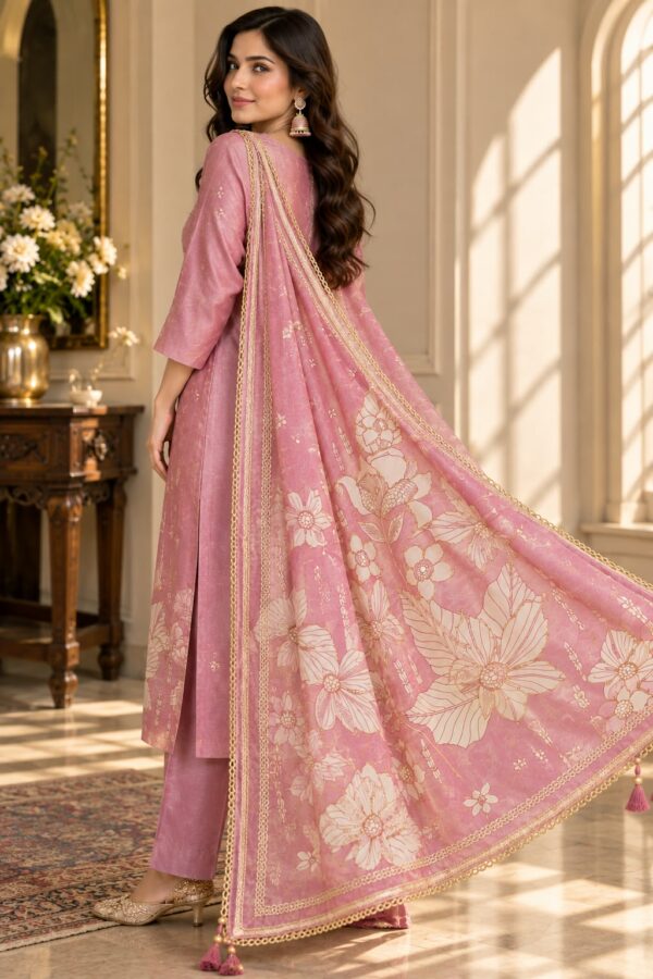WhatsApp Image 2026-09-30 at 5.05.43 PM (1) Blush Pink Floral Printed Kurta Set with Dupatta