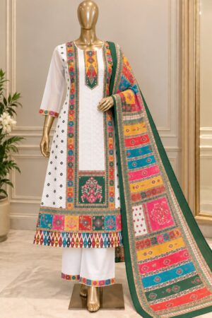 Multicolor Printed Ethnic Suit Set