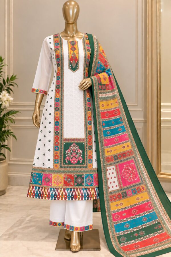Multicolor Printed Ethnic Suit Set