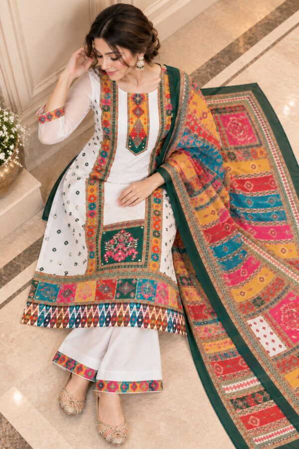 Multicolor Printed Ethnic Suit Set