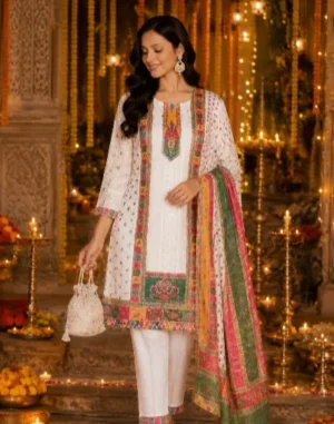 Noor Festive Printed Suit Set