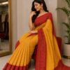 Marigold Heritage Woven Saree