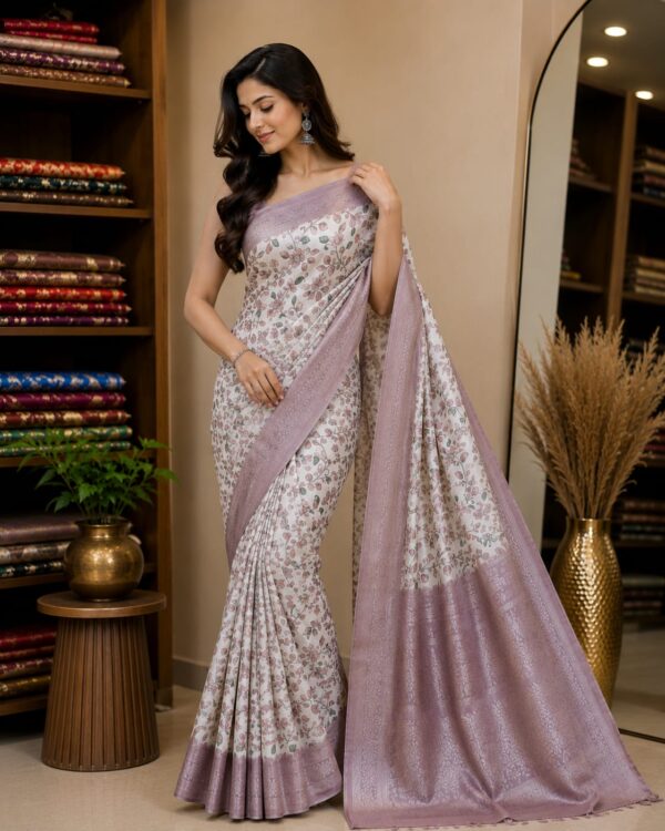 WhatsApp Image 2026-07-24 at 2.08.18 PM (2) Lavender Bloom Woven Floral Saree