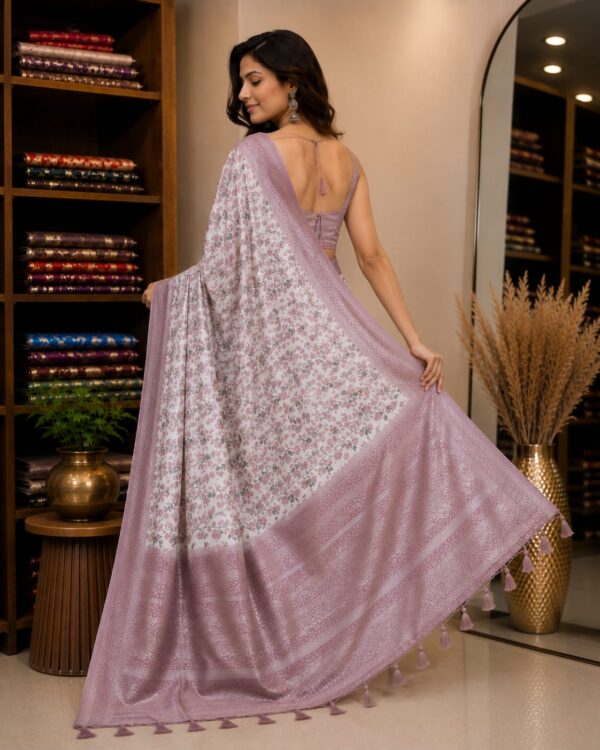 WhatsApp Image 2026-07-24 at 2.08.19 PM Lavender Bloom Woven Floral Saree