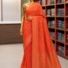 WhatsApp Image 2026-07-24 at 2.17.51 PM Radiant Vermilion Soft Cotton Blend Saree