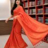 WhatsApp Image 2026-07-24 at 2.17.52 PM (1) Radiant Vermilion Soft Cotton Blend Saree