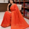 WhatsApp Image 2026-07-24 at 2.17.53 PM Radiant Vermilion Soft Cotton Blend Saree