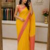 WhatsApp Image 2026-07-24 at 2.18.16 PM (2) Sunshine Yellow Woven Cotton Blend Saree
