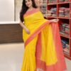 WhatsApp Image 2026-07-24 at 2.18.17 PM (1) Sunshine Yellow Woven Cotton Blend Saree