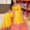 WhatsApp Image 2026-07-24 at 2.18.17 PM Sunshine Yellow Woven Cotton Blend Saree