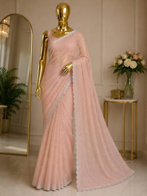 Shimmer Georgette Saree