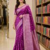 WhatsApp Image 2026-07-24 at 4.06.33 PM (1) Royal Magenta Zari Woven Silk Blend Saree