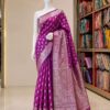 WhatsApp Image 2026-07-24 at 4.06.33 PM Royal Magenta Zari Woven Silk Blend Saree