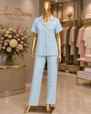 Premium Cotton Night Suit Set