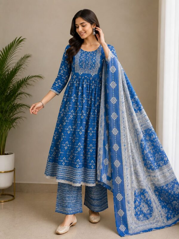 WhatsApp Image 2026-07-28 at 1.38.30 PM Azure Grace Printed Kurta Set