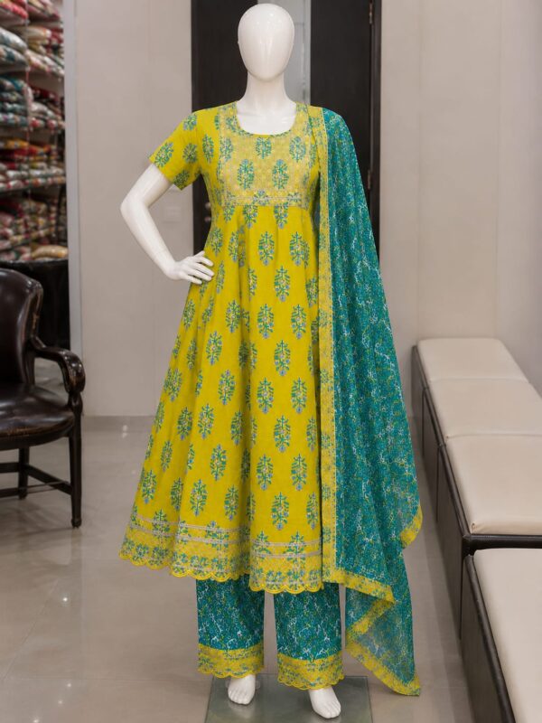 Sunshine Bloom Frock Suit Set