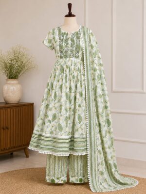 Blooming Grace Frock Suit Set