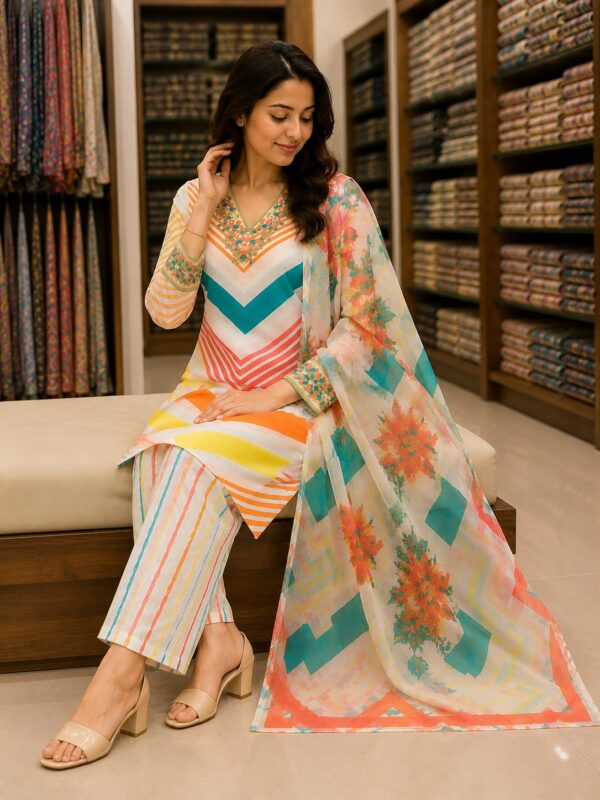 WhatsApp Image 2026-07-30 at 3.48.45 PM (3) Sunrise Chevron Printed Suit Set