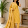 Sunshine Elegance Printed Suit Set