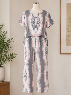 Serene Print Lounge Co-Ord Set
