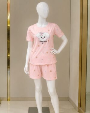 Dreamy Bunny Cotton Night Suit Set