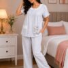 Pearl Grace Cotton Night Suit