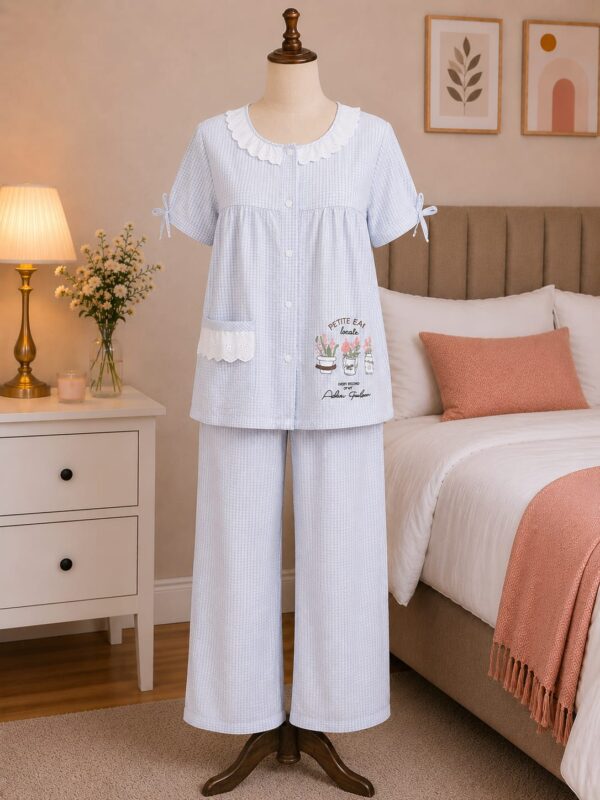 Pearl Grace Cotton Night Suit