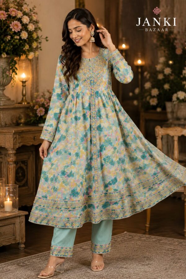 WhatsApp Image 2026-08-01 at 11.17.08 AM (2) Pastel Blue Floral Anarkali Kurta Set