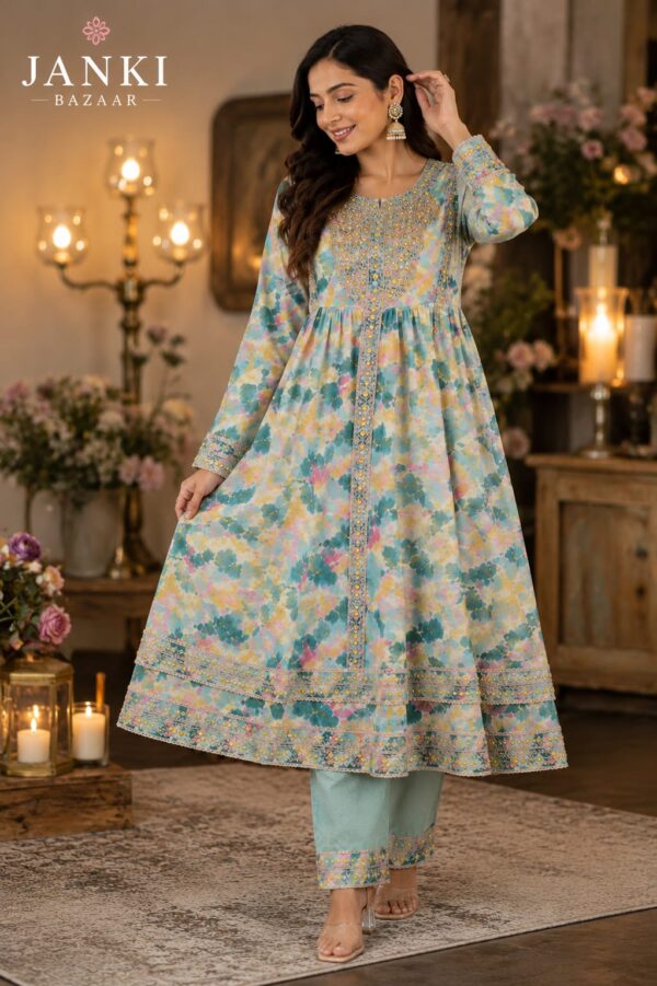 WhatsApp Image 2026-08-01 at 11.17.08 AM Pastel Blue Floral Anarkali Kurta Set