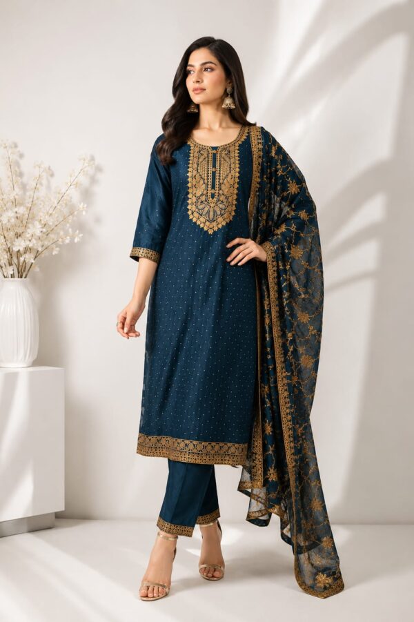 WhatsApp Image 2026-08-01 at 11.17.43 AM (2) Midnight Blue Embroidered Kurta Set with Dupatta