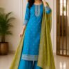 Royale Embroidered Kurta Palazzo Set