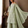 Meher Mist Printed Kurta Palazzo Set