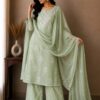 Meher Mist Printed Kurta Palazzo Set
