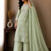Meher Mist Printed Kurta Palazzo Set