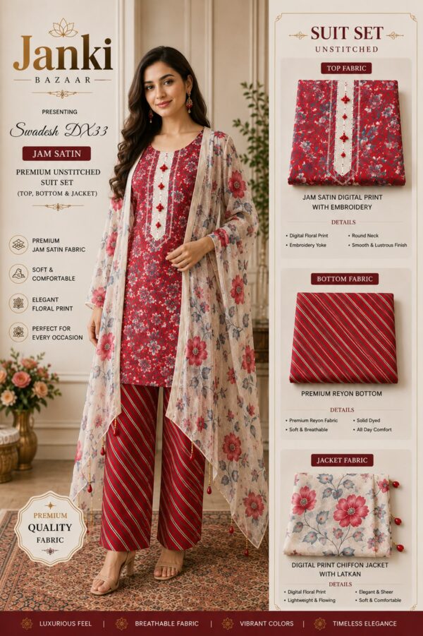 WhatsApp Image 2026-08-16 at 11.48.00 AM Red Floral Jam Satin Unstitched Suit Set