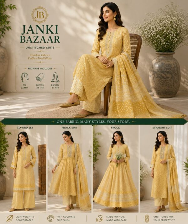 WhatsApp Image 2026-08-16 at 11.48.54 AM (2) Mustard Yellow Printed Unstitched Suit Set