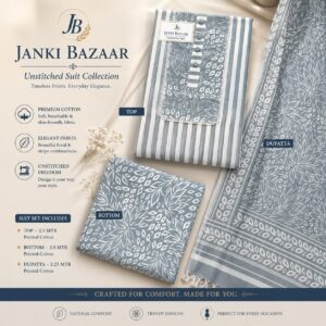 Handloom Cotton Unstitched Suit Set