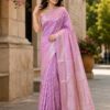 WhatsApp Image 2026-08-21 at 4.01.06 PM Lavender Woven Saree