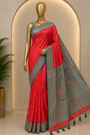 Traditional Printed Silk Saree