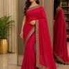 Rani Pink Ethnic Elegance Saree